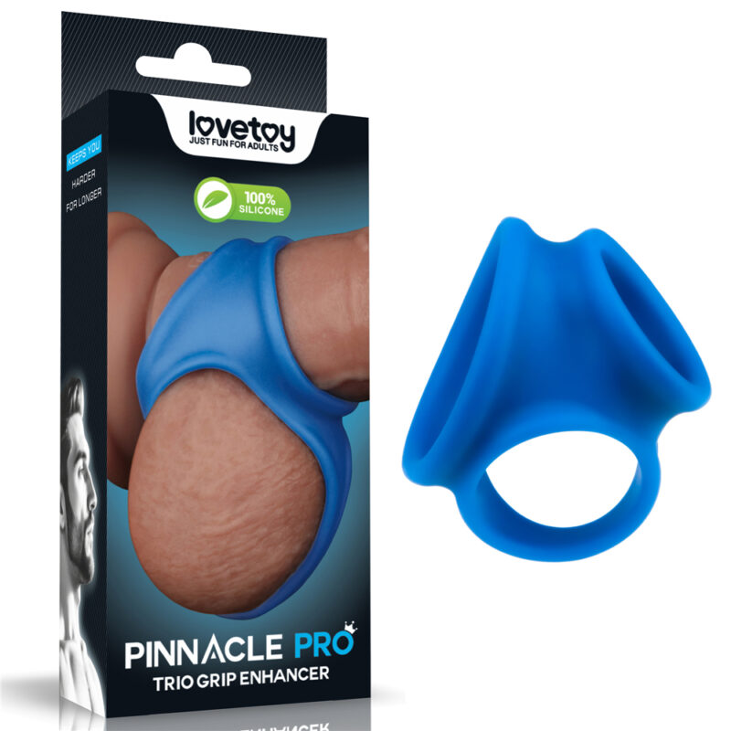 Manga estimuladora triple sujeción Lovetoy Pinnacle Pro
