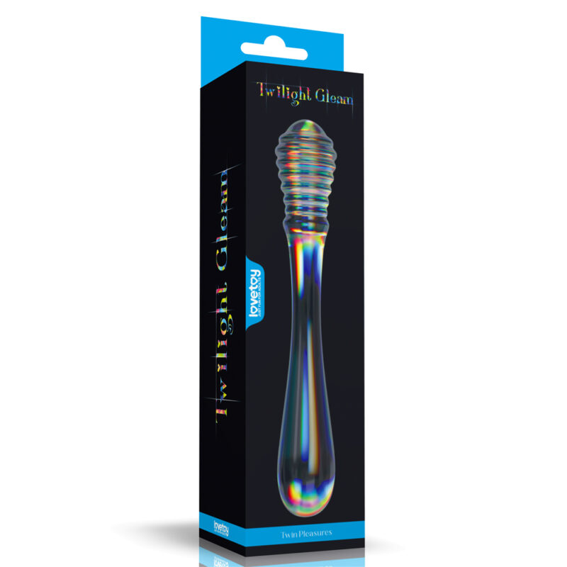 Dildo de cristal doble extremo Lovetoy Twin Pleasures