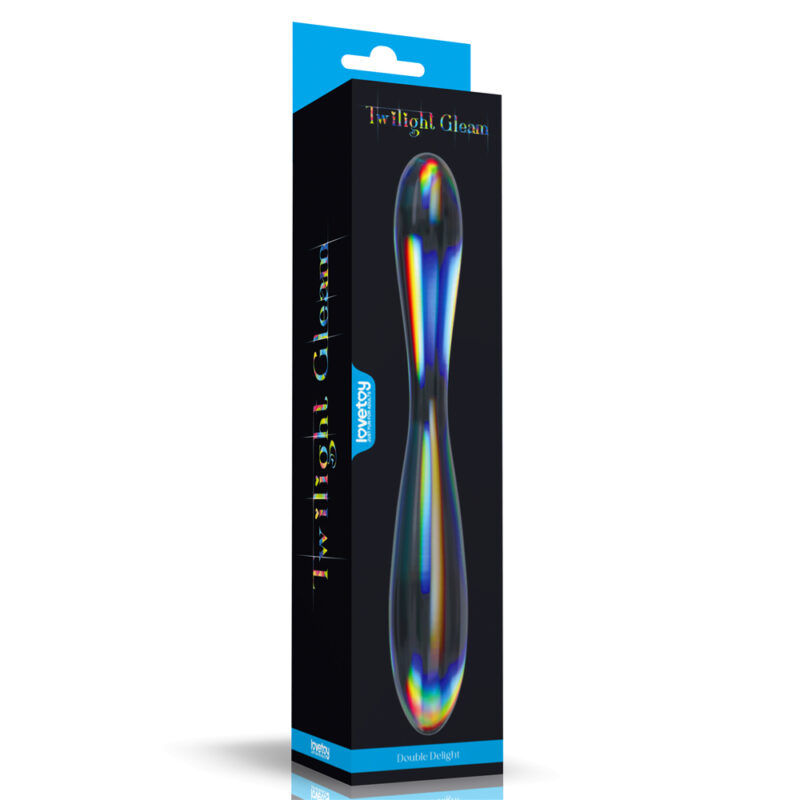 Dildo de cristal doble cabeza Lovetoy Twilight Gleam